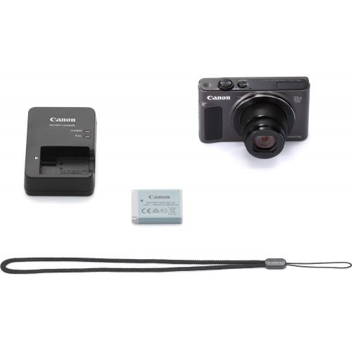 캐논 Canon PowerShot SX620 HS Digital Camera (Black) along with 16GB, Deluxe Accessory Bundle and Cleaning Kit