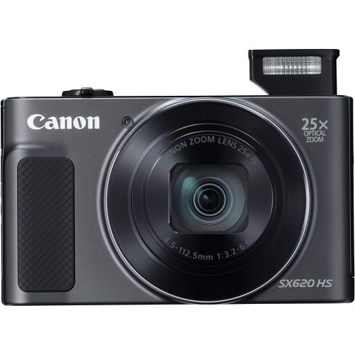 캐논 Canon PowerShot SX620 HS Digital Camera (Black) along with 16GB, Deluxe Accessory Bundle and Cleaning Kit