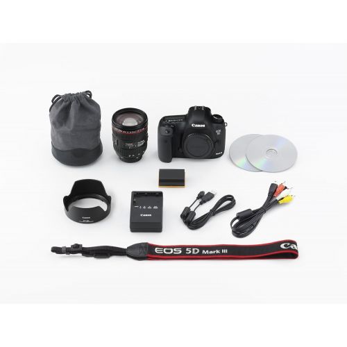 캐논 Canon EOS 5D Mark III 22.3 MP Full Frame CMOS Digital SLR Camera with EF 24-70mm f4 L IS Kit