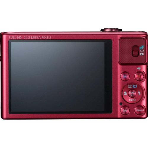 캐논 Canon PowerShot SX620 HS Digital Camera (Red) along with 16GB, Deluxe Accessory Bundle and Cleaning Kit