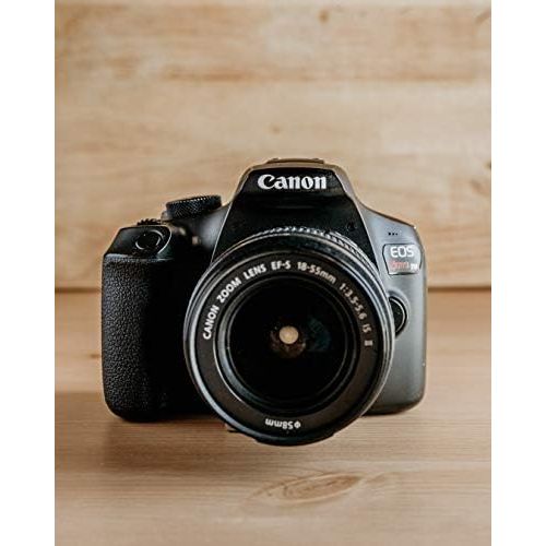 캐논 Canon EOS Rebel T6 Digital SLR Premium Kit, EF-S 18-55mm and EF 75-300mm Zoom Lenses, Backpack, 16GB Memory Card, Wifi