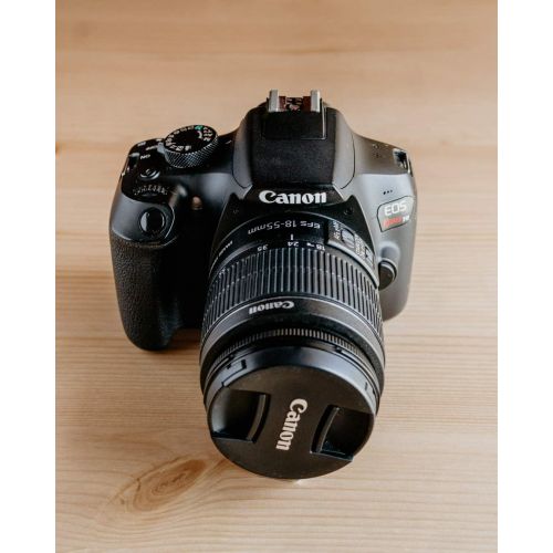 캐논 Canon EOS Rebel T6 Digital SLR Premium Kit, EF-S 18-55mm and EF 75-300mm Zoom Lenses, Backpack, 16GB Memory Card, Wifi