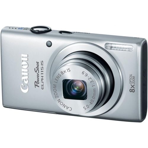 캐논 Canon PowerShot ELPH 115 16MP Digital Camera (Silver) (OLD MODEL)