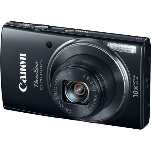 캐논 Canon PowerShot ELPH 150 IS Digital Camera (Blue)