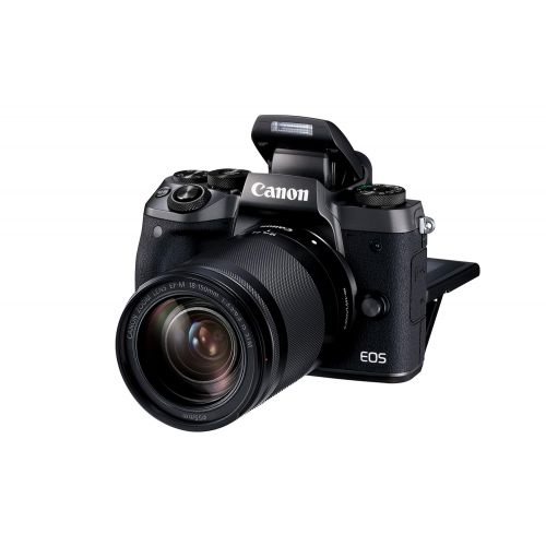 캐논 Canon EOS M5 Mirrorless Camera Kit EF-M 18-150mm f3.5-6.3 IS STM Lens Kit - Wi-Fi Enabled & Bluetooth