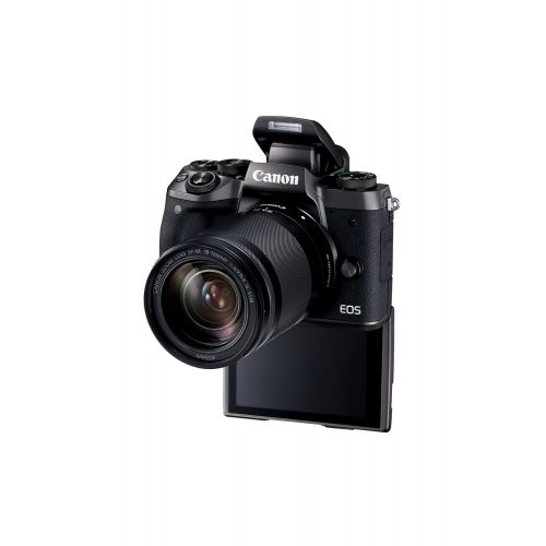 캐논 Canon EOS M5 Mirrorless Camera Kit EF-M 18-150mm f3.5-6.3 IS STM Lens Kit - Wi-Fi Enabled & Bluetooth