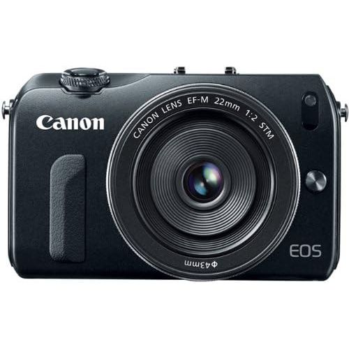 캐논 Canon EOS M 18.0 MP Compact Systems Camera with 3.0-Inch LCD and EF-M18-55mm IS STM Lens