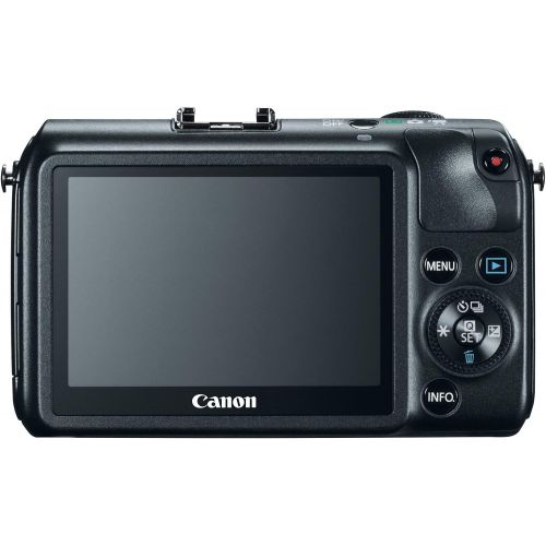 캐논 Canon EOS M 18.0 MP Compact Systems Camera with 3.0-Inch LCD and EF-M18-55mm IS STM Lens