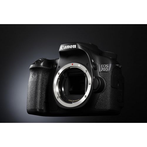 캐논 Canon EOS 70D (8469B002) Digital SLR Cameras Black 20.2 MP Digital SLR Camera - Body