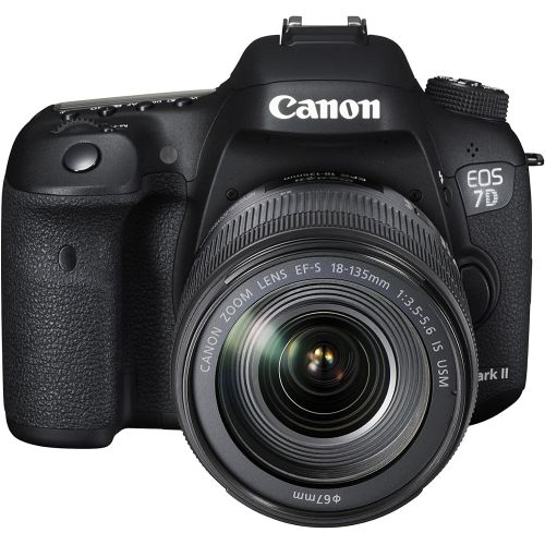 캐논 Canon EOS 7D Mark II Digital SLR Camera with EF-S 18-135mm is USM Lens Wi-Fi Adapter Kit
