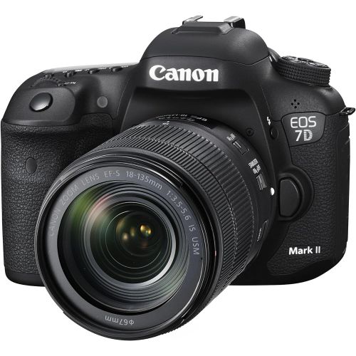 캐논 Canon EOS 7D Mark II Digital SLR Camera with EF-S 18-135mm is USM Lens Wi-Fi Adapter Kit