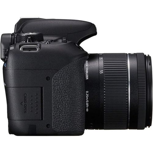 캐논 Canon EOS 800D Digital SLR with 18-55 is STM Lens Black (International Model No Warranty)