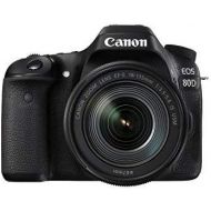 Canon EOS 80D Digital SLR Kit EF-S 18-135mm f3.5-5.6 Image Stabilization USM Lens (Black) (International Model) No Warranty