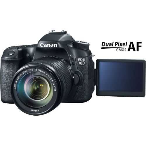 캐논 Canon EOS 70D Digital SLR Camera with 18-55mm STM Lens