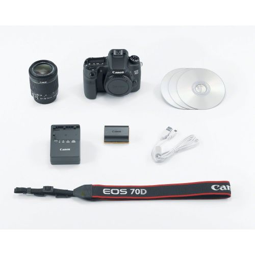 캐논 Canon EOS 70D Digital SLR Camera with 18-55mm STM Lens