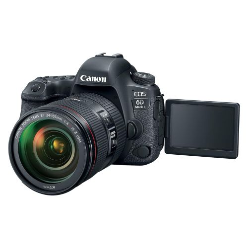 캐논 Canon EOS 6D Mark II DSLR Camera with EF 24-105mm USM Lens - WiFi Enabled