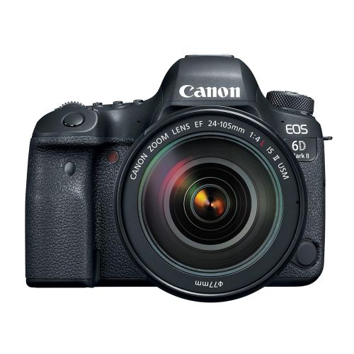 캐논 Canon EOS 6D Mark II DSLR Camera with EF 24-105mm USM Lens - WiFi Enabled