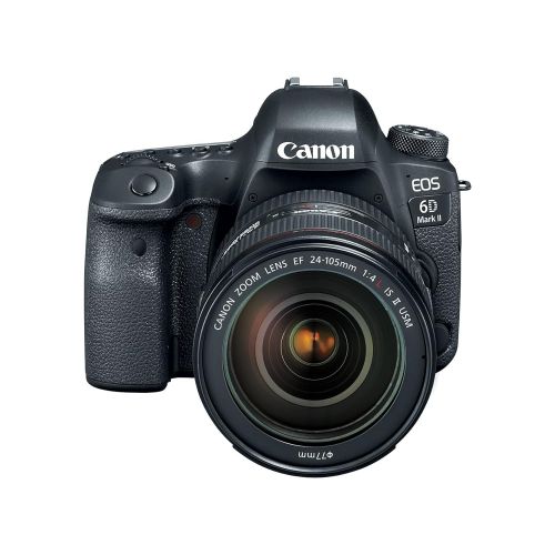 캐논 Canon EOS 6D Mark II DSLR Camera with EF 24-105mm USM Lens - WiFi Enabled