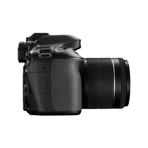 캐논 Canon Digital SLR Camera Body [EOS 80D] with EF-S 18-55mm f3.5-5.6 Image Stabilization STM Lens with 24.2 Megapixel (APS-C) CMOS Sensor and Dual Pixel CMOS AF (Black)