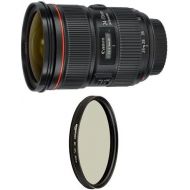 Canon EF 24-70mm f2.8L II USM Standard Zoom Lens and Circular Polarizer Lens - 82 mm