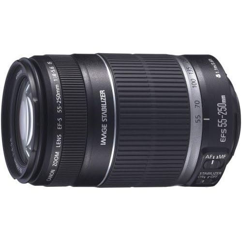 캐논 Canon EF-S 55-250mm f4-5.6 IS Image Stabilizer Telephoto Zoom Lens - International Version (No Warranty)