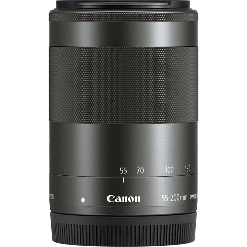 캐논 Canon EF-M 55-200mm f4.5-6.3 Image Stabilization STM Lens (Black) International Version (No Warranty)