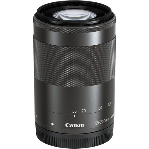 캐논 Canon EF-M 55-200mm f4.5-6.3 Image Stabilization STM Lens (Black) International Version (No Warranty)