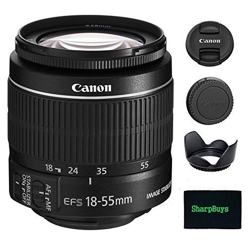 캐논 Canon EF-S 18-55mm f3.5-5.6 IS II SLR Lens For EOS Rebel XS, XSi, XT, XTi, T1i, T2i, T3, T3i, T4i, T5, T5i, 10D, 20D, 30D, 40D, 50D, 60D, 70D, 7D