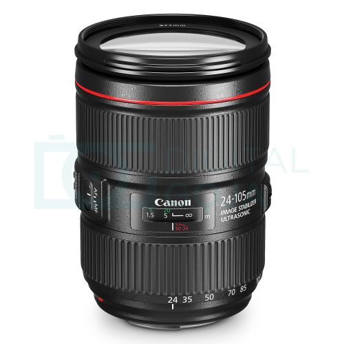 캐논 Canon EF 24-105mm f4L is II USM Lens wAdvanced Photo and Travel Bundle - Includes: Altura Photo Sling Backpack, Monopod, UV-CPL-ND4, Camera Cleaning Set