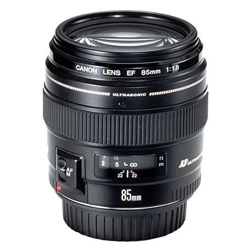 캐논 Canon 2519A012AA EF 85mm F1.8 USM Telephoto Le, Black