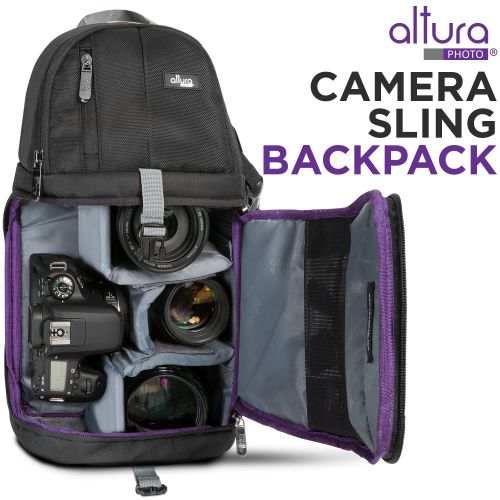 캐논 Canon EF 85mm f1.4L is USM Lens wAdvanced Photo and Travel Bundle - Includes: Altura Photo Sling Backpack, Monopod, Camera Cleaning Set
