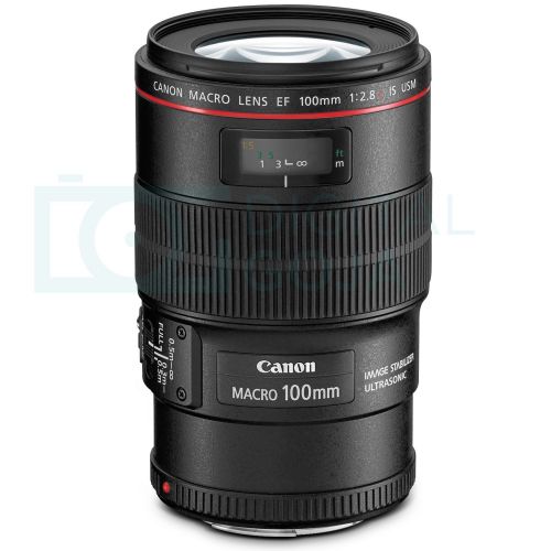 캐논 Canon EF 100mm f2.8L is USM Macro Lens wAdvanced Photo and Travel Bundle - Includes: Altura Photo Sling Backpack, Monopod, UV-CPL-ND4, Camera Cleaning Set