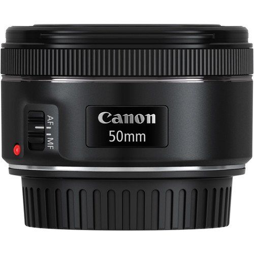 캐논 Canon EF 50mm f1.8 STM Lens for Canon Digital SLR Cameras with 49mm Filter Kit (UV, CPL, FLD) + Accessory Bundle (12 Items)