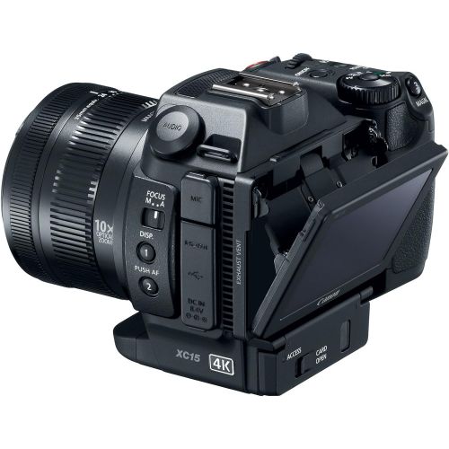 캐논 Canon XC15 4K UHD Professional Camcorder with Delkin 256GB Cinema CFast 2.0 Memory Card