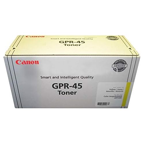 캐논 Canon GPR-45 Yellow 6400 Page Yield Toner Cartridge for Color Imagerunner LBP5480 Printer 6260B001AA by Canon