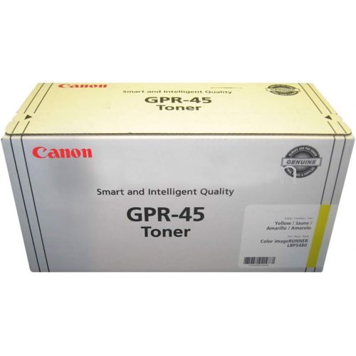 캐논 Canon GPR-45 Yellow 6400 Page Yield Toner Cartridge for Color Imagerunner LBP5480 Printer 6260B001AA by Canon