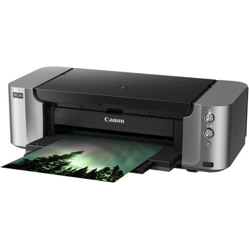 캐논 Canon CANON PIXMA Pro-100 Wireless Color Pro Inkjet Printer with Airprint and Mobile Device Printing BUNDLE with box of 13x19 Photo Paper Plus