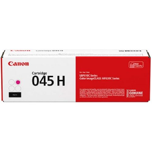 캐논 Canon 045 High Capacity Cartridge Set - Black, Cyan, Magenta and Yellow 045H - for LBP610 Series and Color imageCLASS MF630C Series Canon Printers Genuine Original