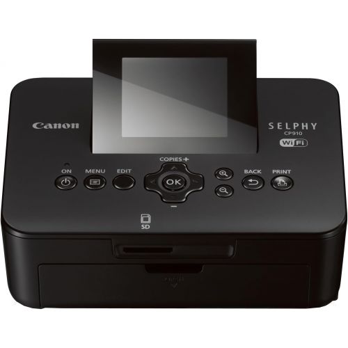 캐논 Canon SELPHY CP910 Compact Photo Color Printer, Wireless, Portable (Black) (Discontinued By Manufacturer)