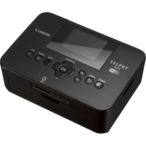캐논 Canon SELPHY CP910 Compact Photo Color Printer, Wireless, Portable (Black) (Discontinued By Manufacturer)