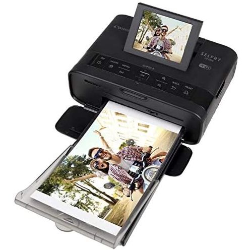 캐논 Canon SELPHY CP1300 Wireless Compact Photo Printer with AirPrint and Mopria Device Printing, Black (2234C001)