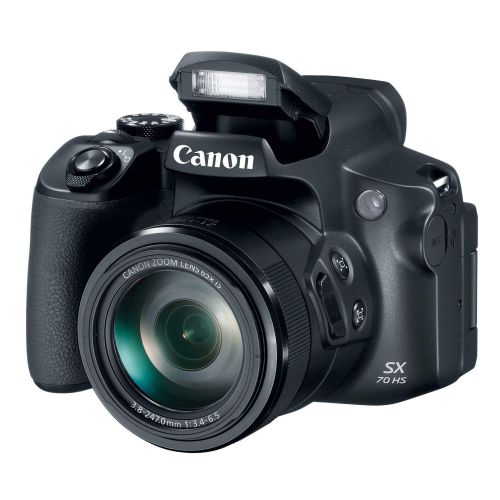 캐논 Canon PowerShot SX60 HS 65x Optical Zoom Digital Camera w 64GB SD Card Bundle