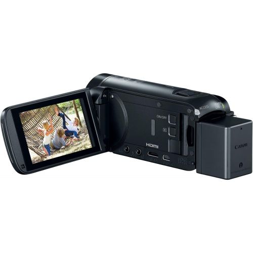 캐논 Canon VIXIA HF R800 Full HD Camcorder with 57x Advanced Zoom, 1080P Video and 3 Touchscreen - Black (US Model)