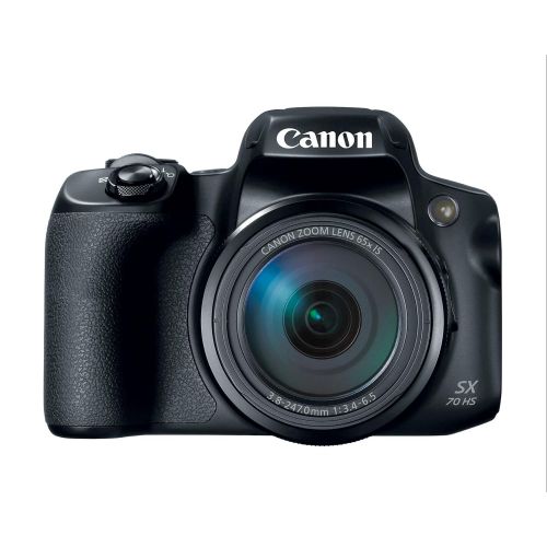 캐논 Canon Powershot SX70 20.3MP Digital Camera 65x Optical Zoom Lens 4K Video 3-inch LCD Tilt Screen (Black)