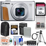 Canon PowerShot SX740 HS Wi-Fi Digital Camera (Silver) with 32GB Card + Battery & Charger + Case + Tripod Kit