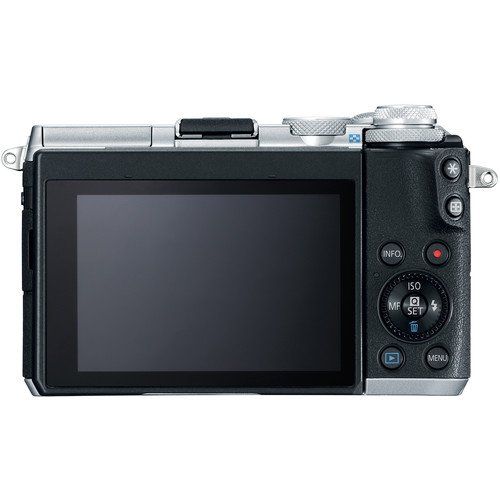 캐논 Canon EOS M6 Mirrorless Digital Camera with 15-45mm Lens Kit (Silver) + Wide Angle Lens + 2X Telephoto Lens + Flash + SanDisk 32GB SD Memory Card + Video Creator Accessory Bundle