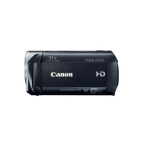 캐논 Canon VIXIA HF R30 Full HD 51x Image Stabilized Optical Zoom Camcorder Wi-Fi Enabled with 8GB Internal Drive Dual SDXC Card Slots and 3.0 Touch LCD (Discontinued by Manufacturer)