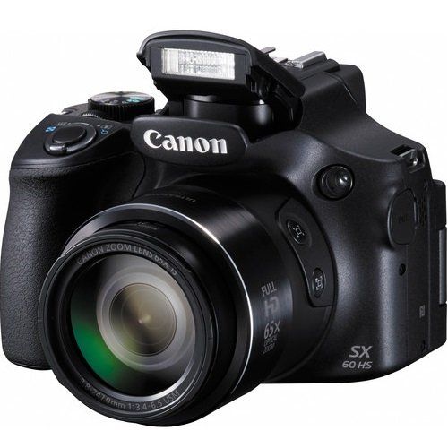 캐논 Canon PowerShot SX60 HS Digital Camera Bundle; NB-10L Battery, 32GB SDHC High Speed Memory Card, Camera Bag, Mini Tripod, Card Reader, Lens Cleaning Kit, Memory Card Wallet and Min