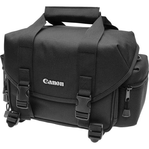 캐논 Canon 2400 Digital SLR Camera Case - Gadget Bag + (2) LP-E8 Batteries + Tripod + Accessory Kit for EOS Rebel T2i, T3i, T4i, T5i