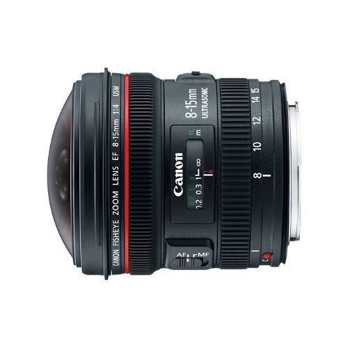 캐논 Canon EF 8-15mm f4L Fisheye USM Ultra-Wide Zoom Lens for Canon EOS SLR Cameras (Certified Refurbished)